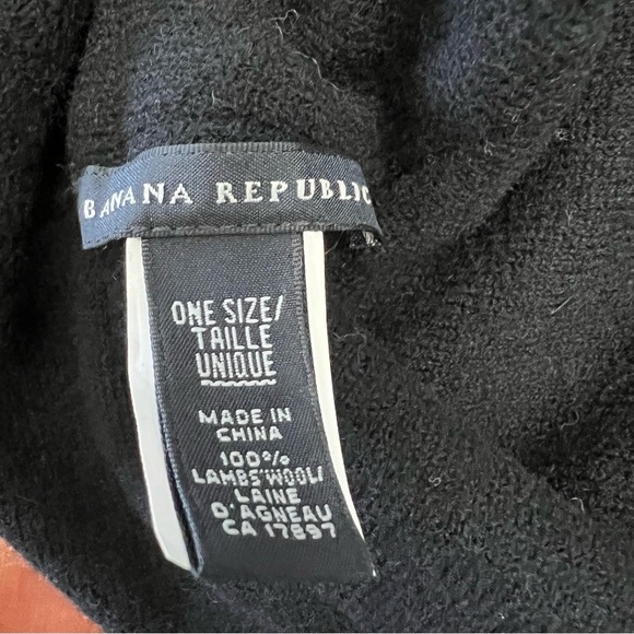 NWOT- 💯 Lambs wool bucket hat toque beanie winter accessories black women o/s - Picture 9 of 9